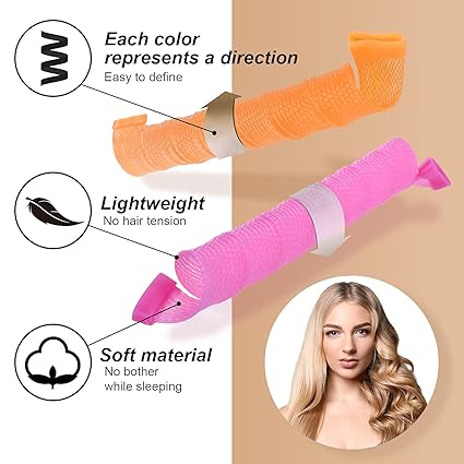 Hair Curlers for Long Hair Magic Curls Hair Rollers with Styling